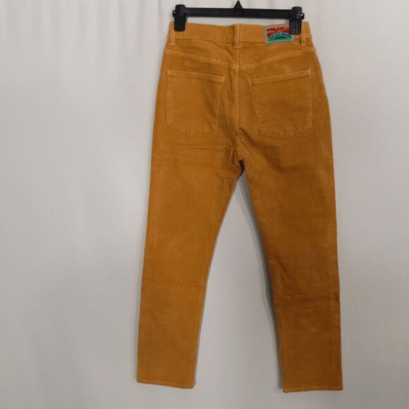 Daily Blue Mud Mustard Boost Corduroy Straight Leg Pants Size 25 - Picture 2 of 9